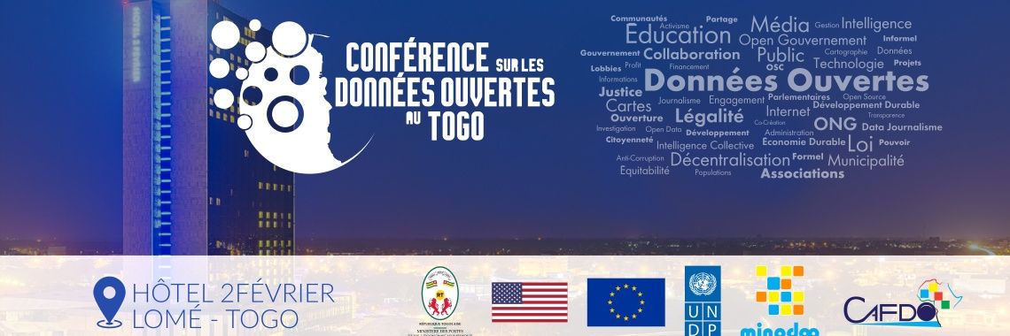 Conf. Open Data Togo banner