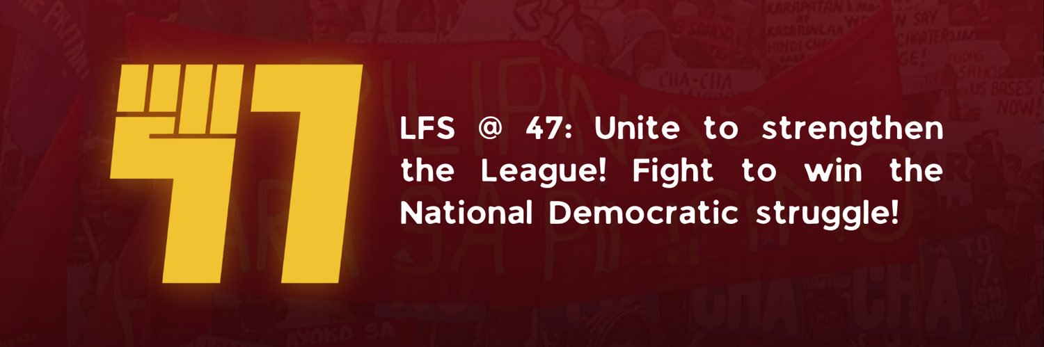 League of Filipino Students banner