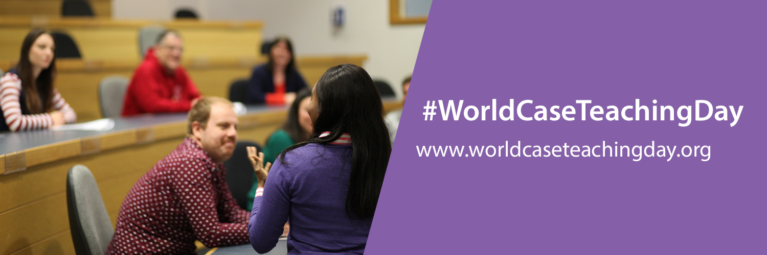 #WorldCaseTeachingDay banner