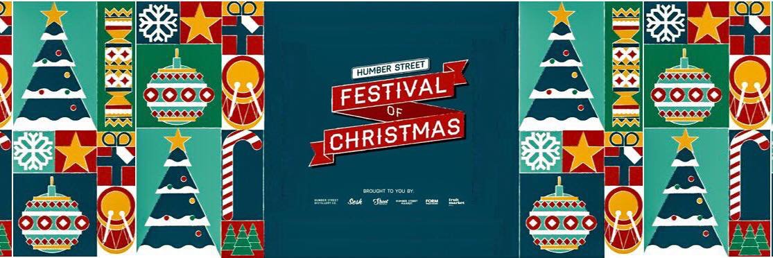 Humber Street Festival of Christmas banner