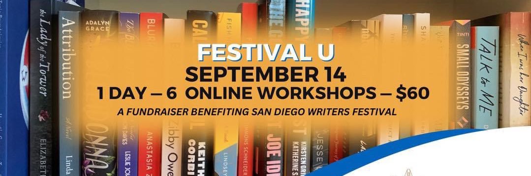 San Diego Writers Festival banner