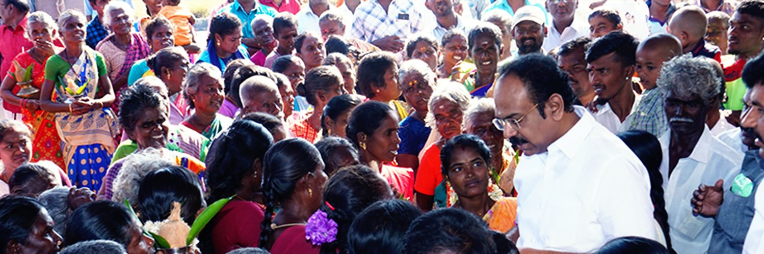 Thangam Thenarasu's banner