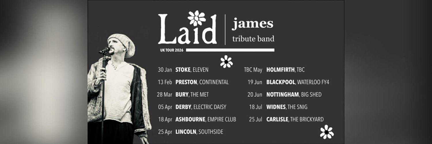 Laid - James Tribute Band banner