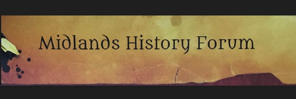 Midlands History Forum banner