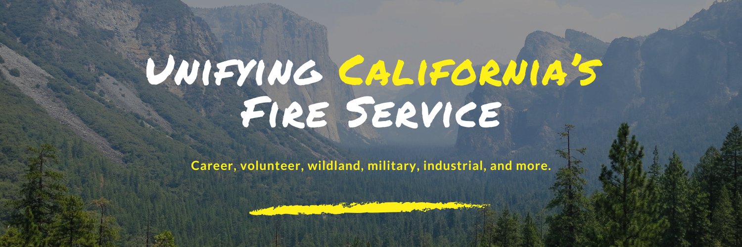 California State Firefighters' Association banner