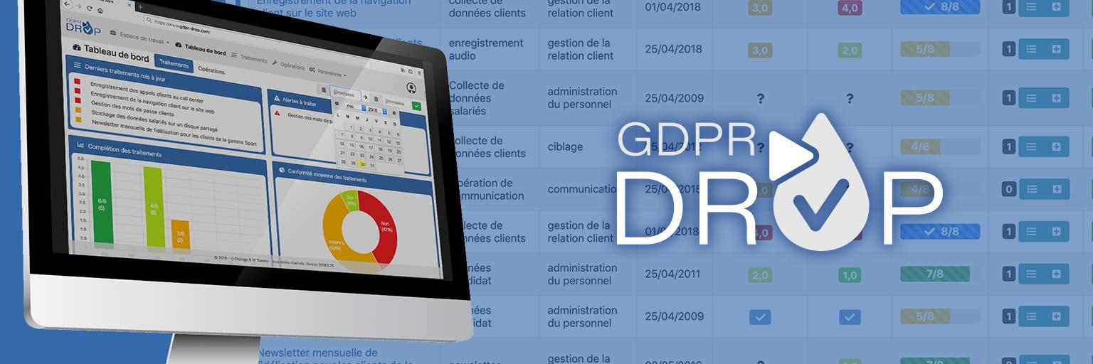GDPR Drop banner