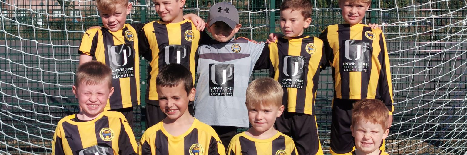Stanwix FC Under 8's banner