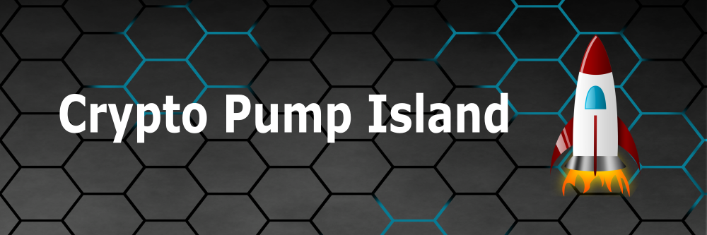 Crypto pump island banner
