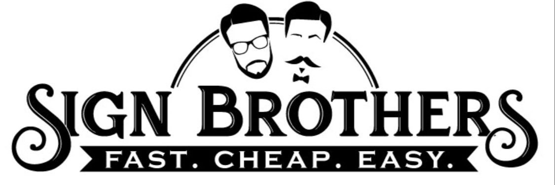 Sign Brothers banner