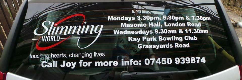 Slimming World Kilmarnock With Joy banner