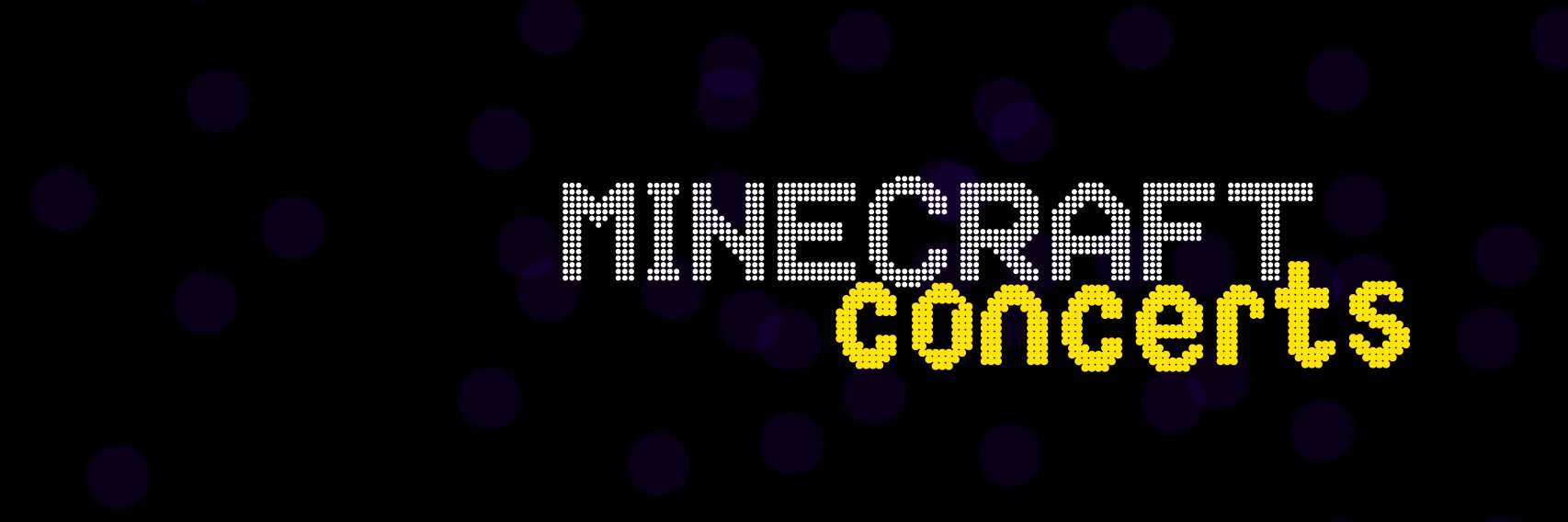 Minecraft Concerts banner