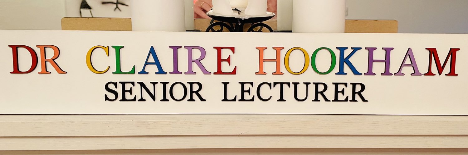 Dr Claire Hookham ✨🌈 banner