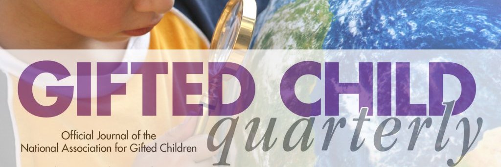 Gifted Child Quarterly banner