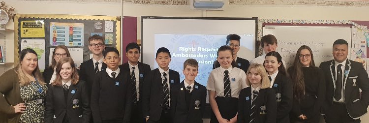 Beeslack Rights Respecting Ambassadors banner