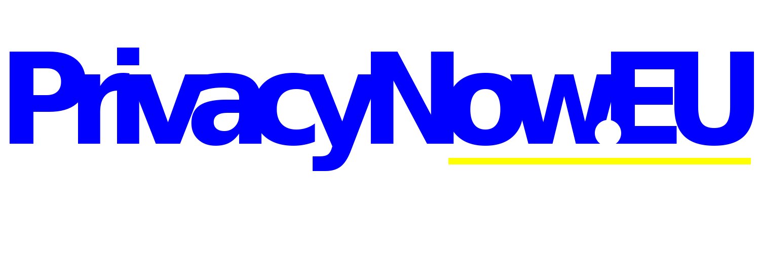 PrivacyNowEU 🇪🇺 banner