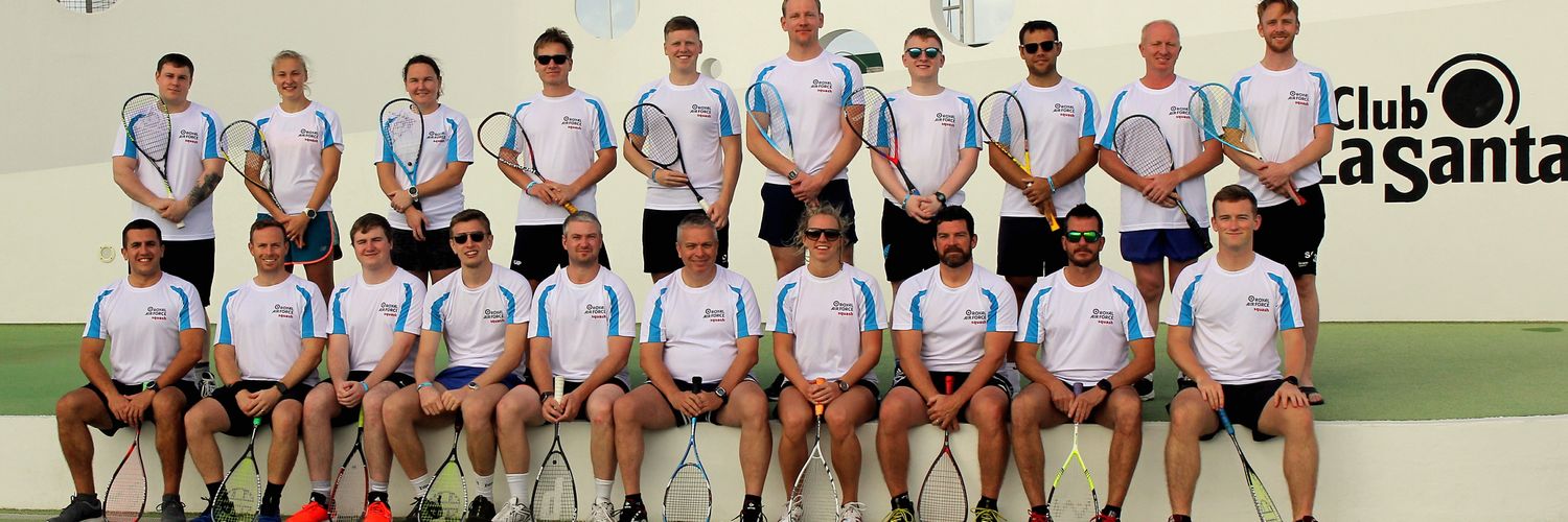 RAF Squash banner