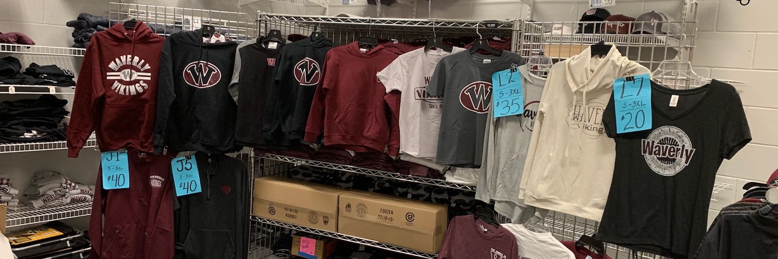 Viking Booster Club banner