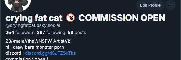 crying fat cat COMM OPEN banner