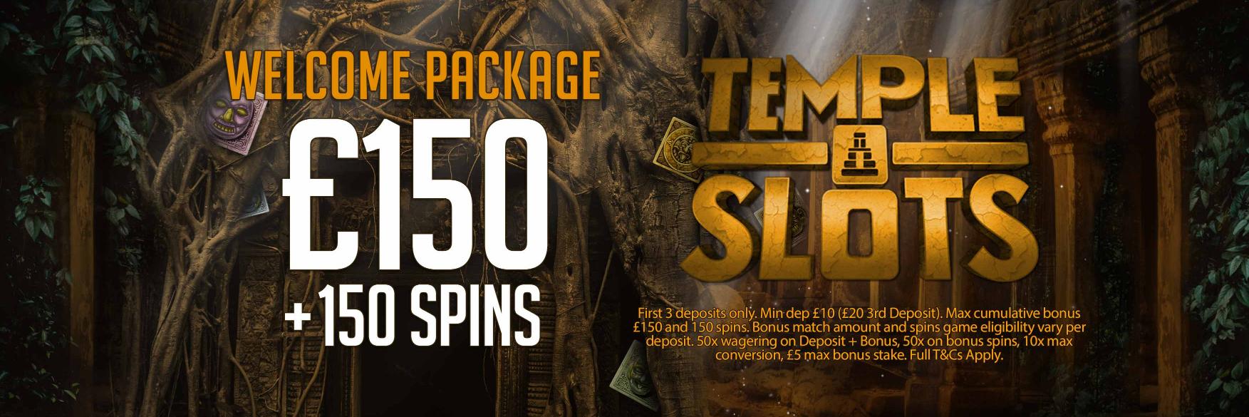 Temple Slots banner