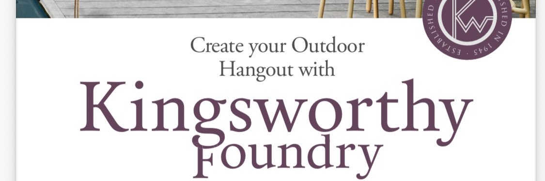 Kingsworthy Foundry banner