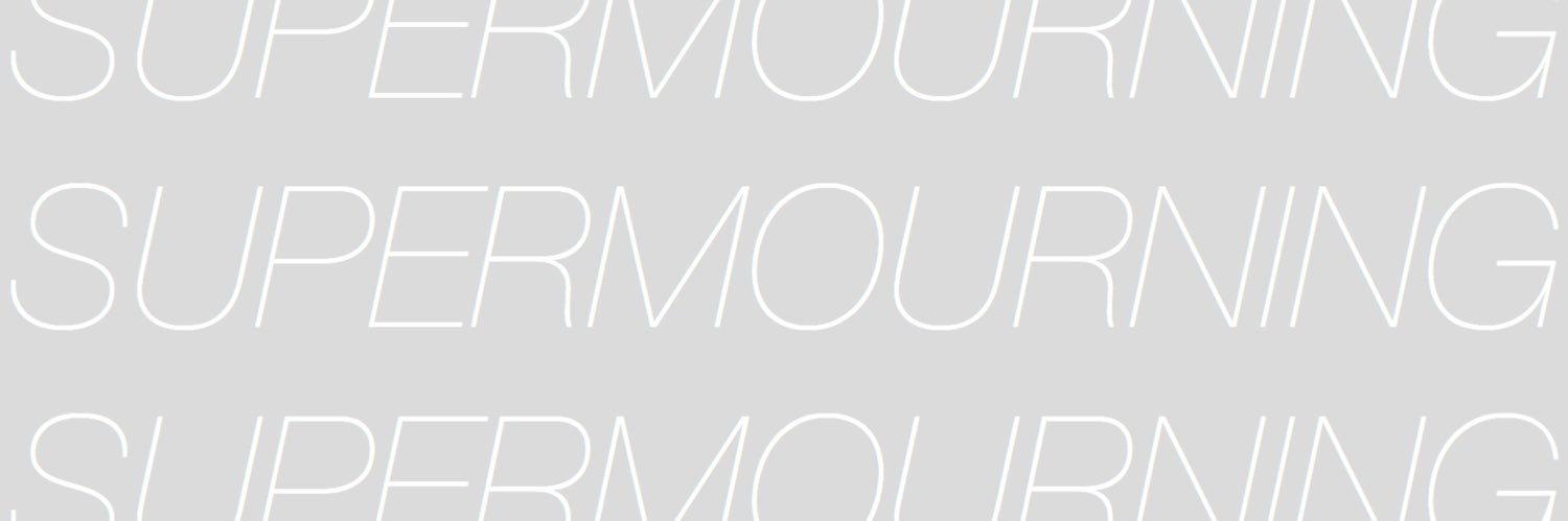 SUPERMOURNING banner
