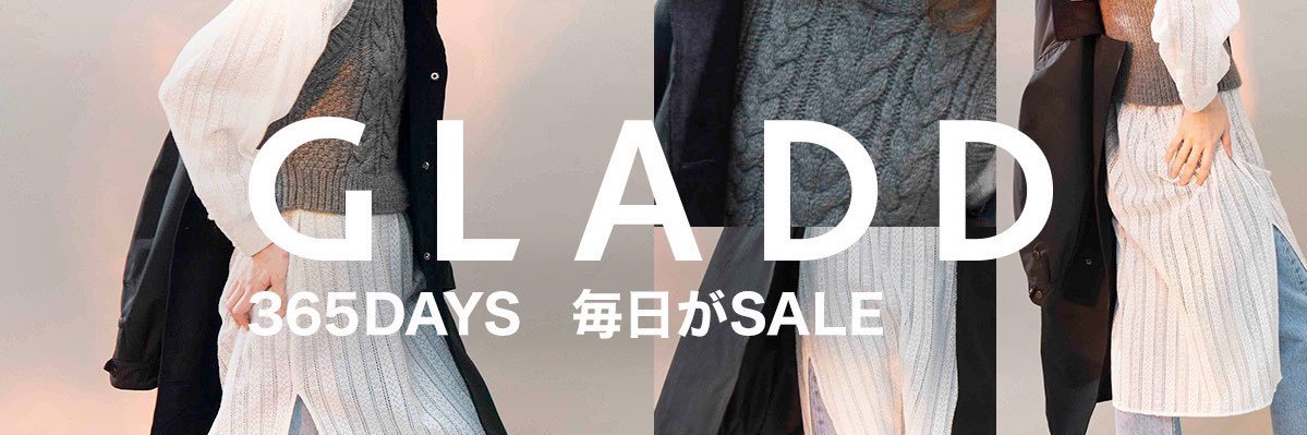 GLADD【毎日20時セールスタート】 banner