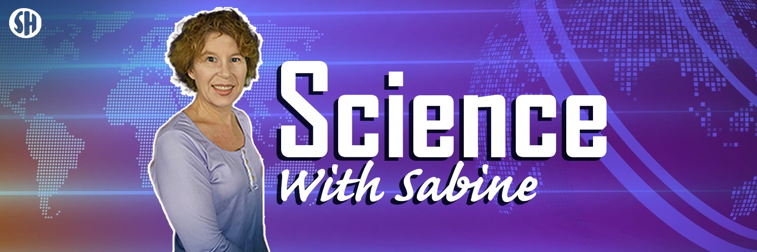 Sabine Hossenfelder's banner