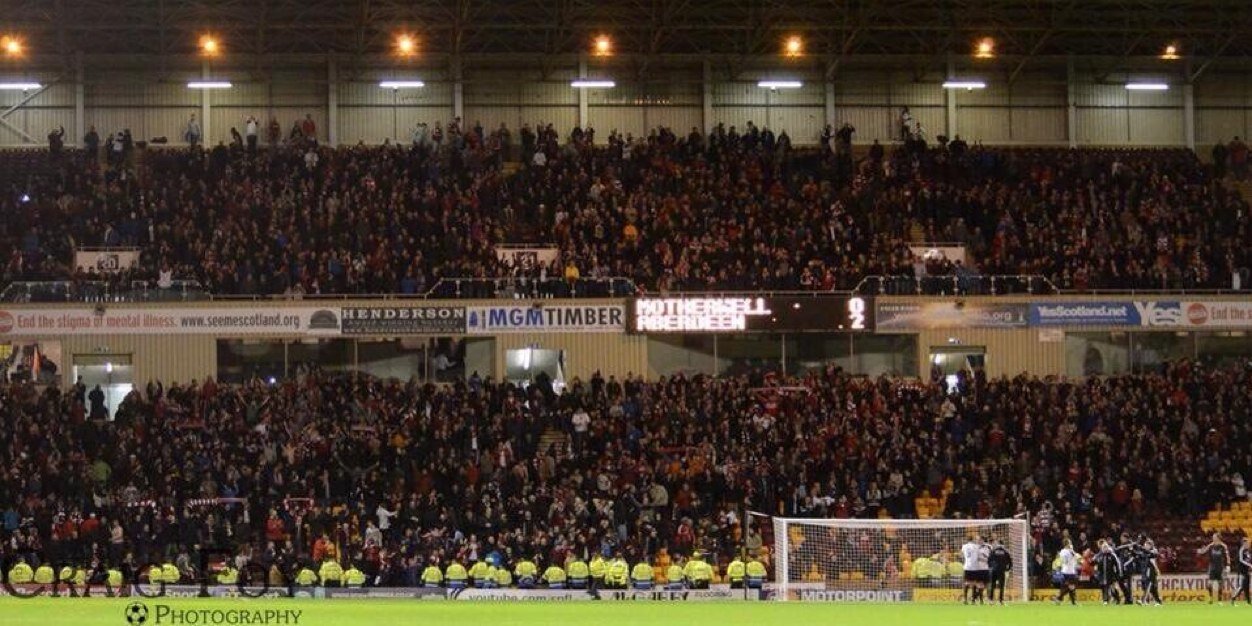 Aberdeen fc fans banner