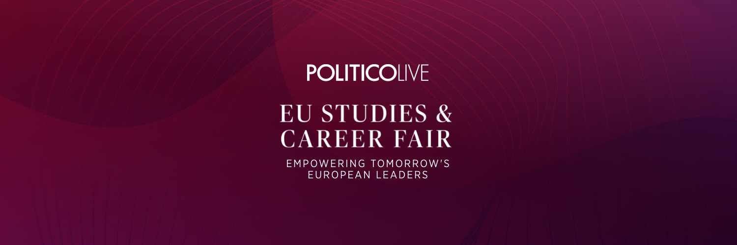 POLITICO's EU Studies and Career Fair banner