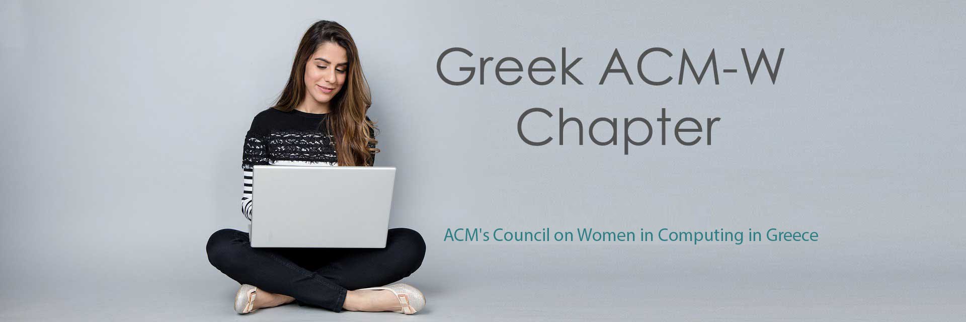 Greek ACM-W chapter banner