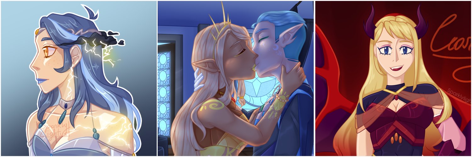 Sparkly banner