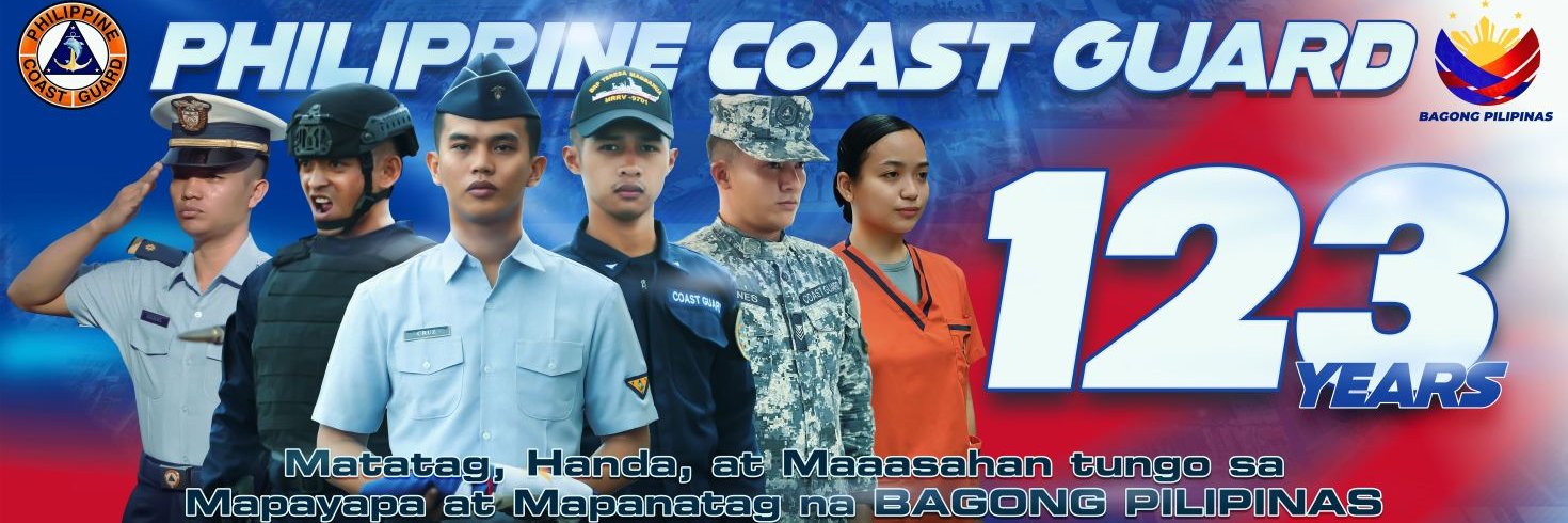 Philippine Coast Guard's banner