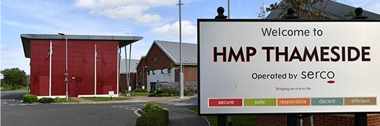 HMP Thameside banner
