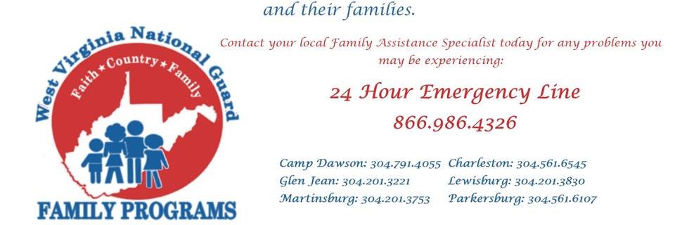 West Virginia National Guard Family Programs banner