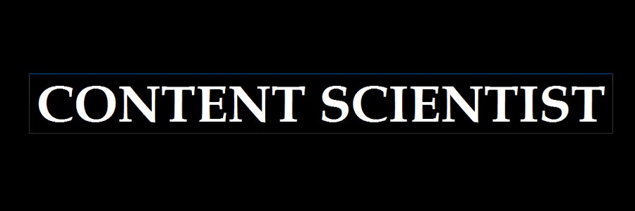 Content Scientist banner