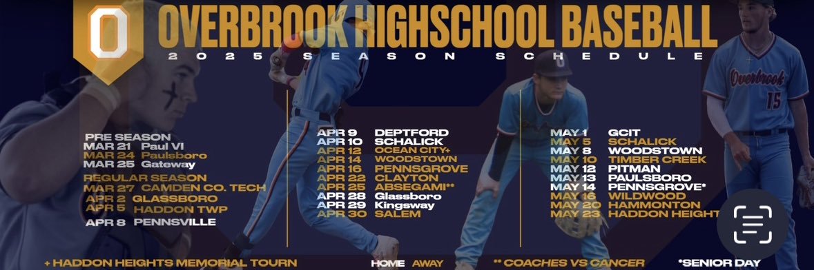 Overbrook Baseball banner