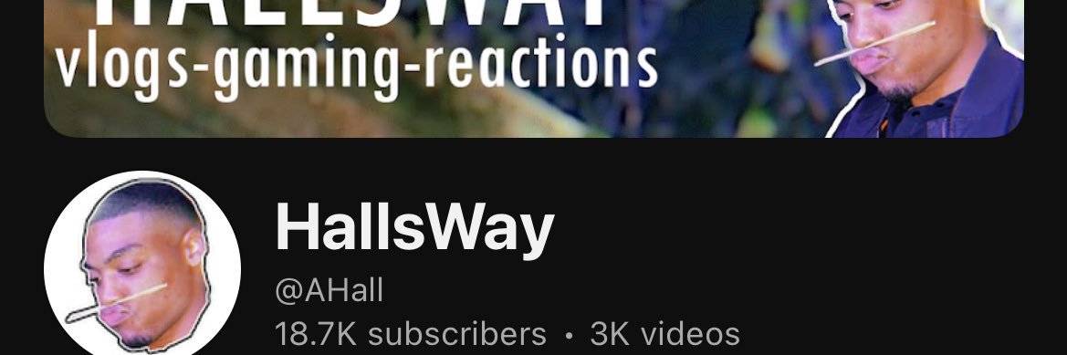 HallsWayYT's profile banner image