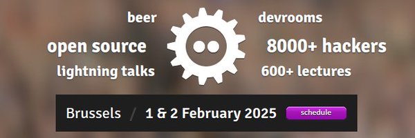 fosdem Profile Banner