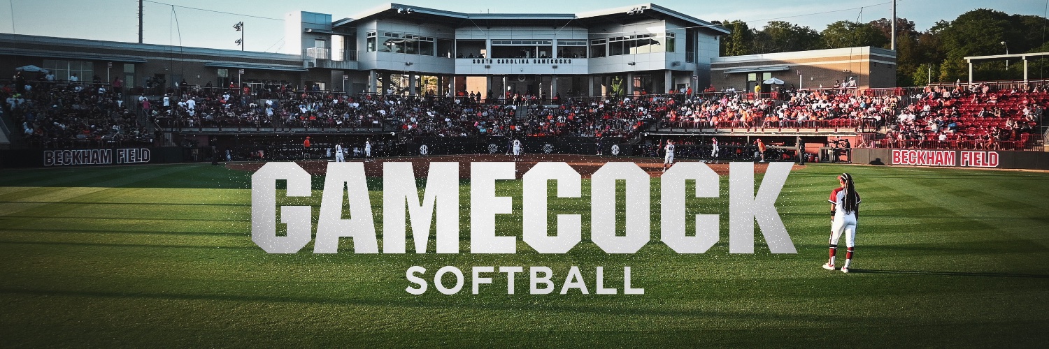 South Carolina Softball's banner