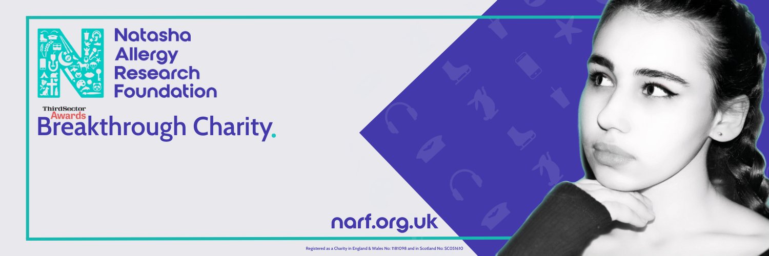 The Natasha Allergy Research Foundation's banner