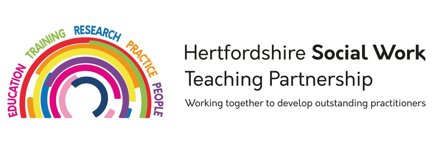 Hertfordshire Social Work Teaching Partnership banner