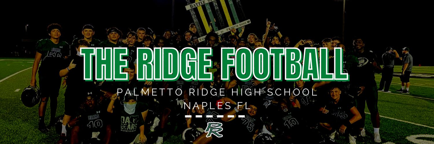 Palmetto Ridge Football banner