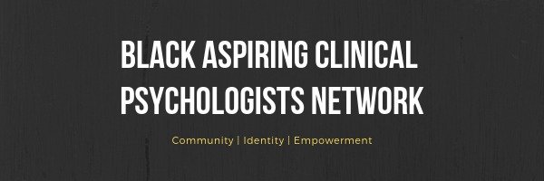 Black Aspiring Clinical Psychologists Network banner