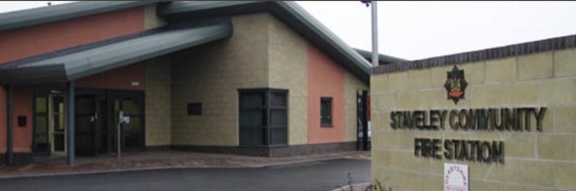 Staveley Fire Station banner