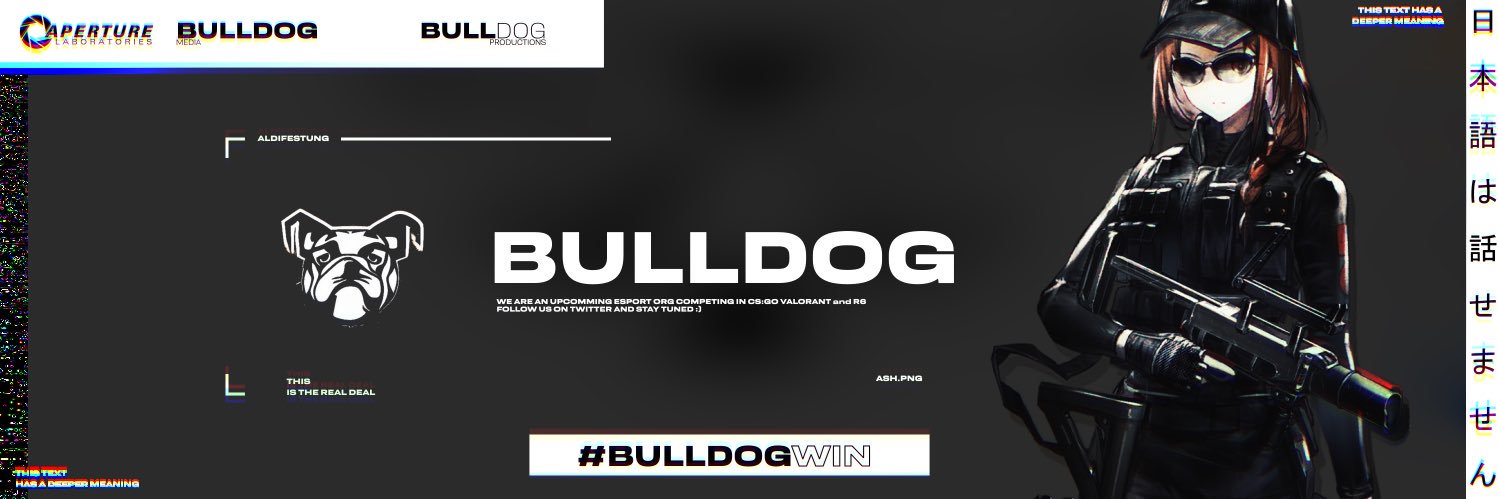 Bulldog banner