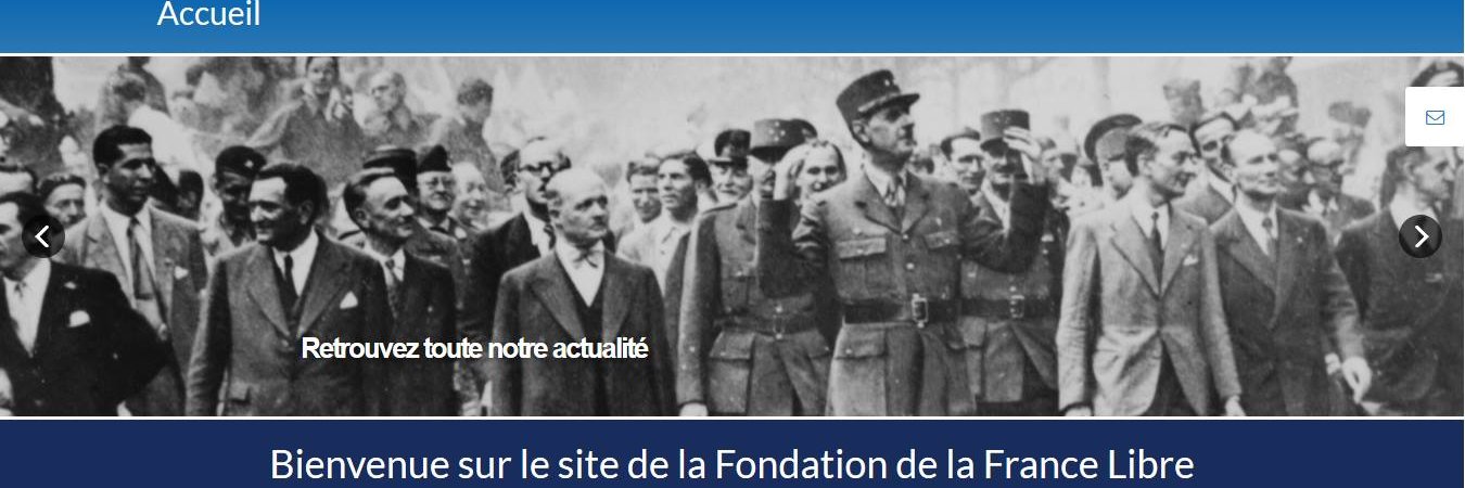 Fondation de la France Libre banner