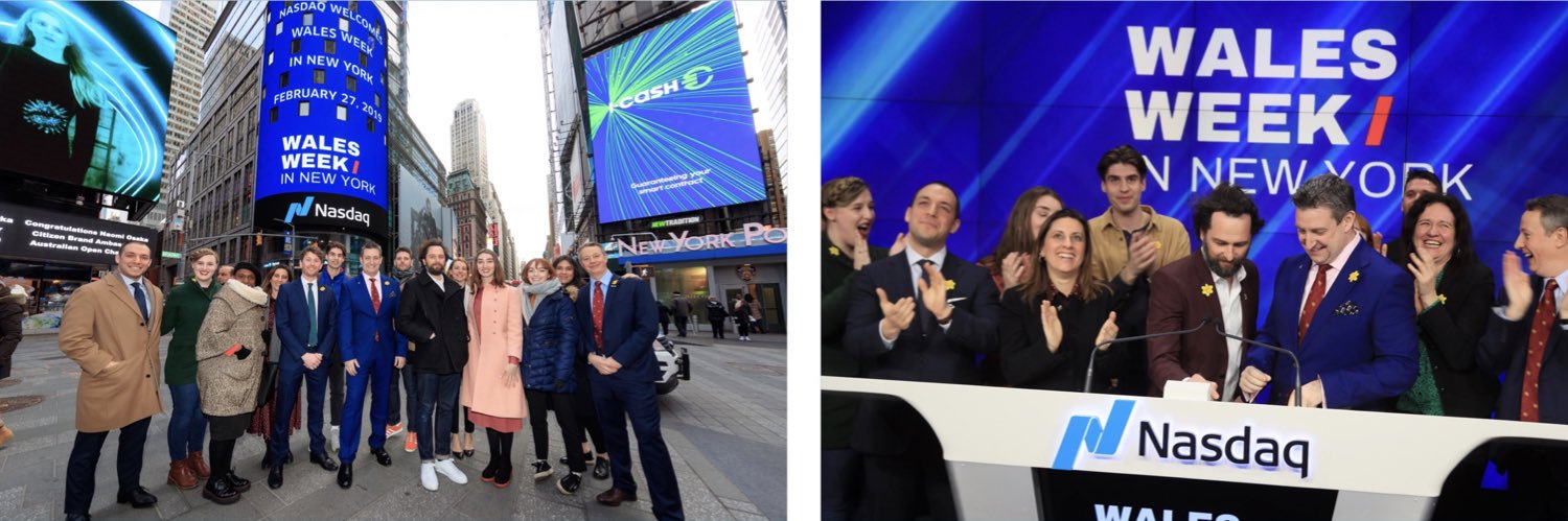 New York Welsh Week banner