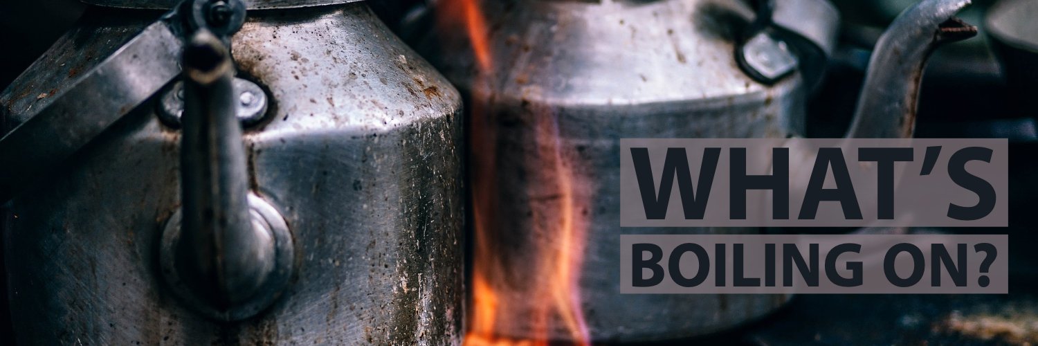 What's Boiling On? banner