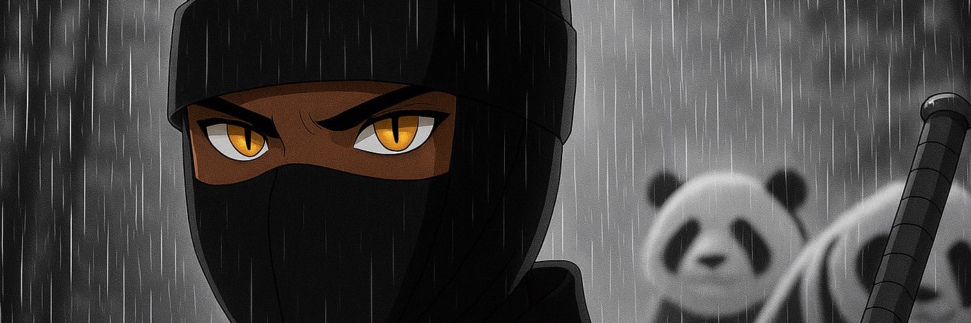 ‍ ‍ ‍🐼. the COZIEST 🥷🏾 . banner