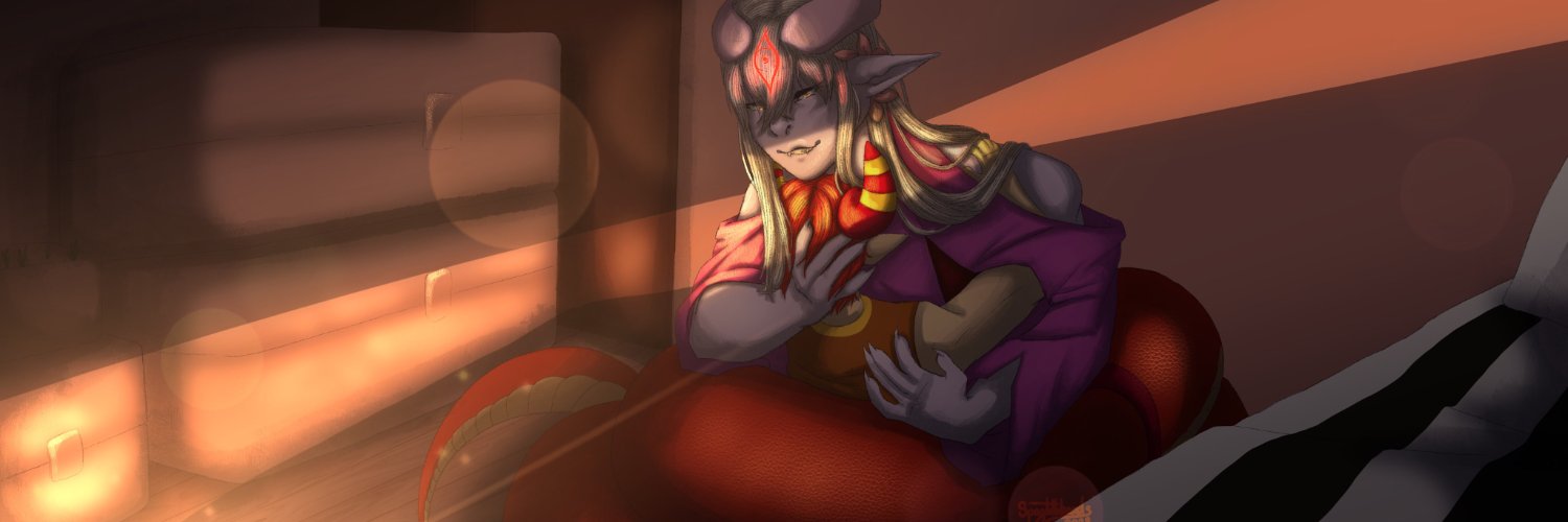 SheDeamonRed Vtuber banner